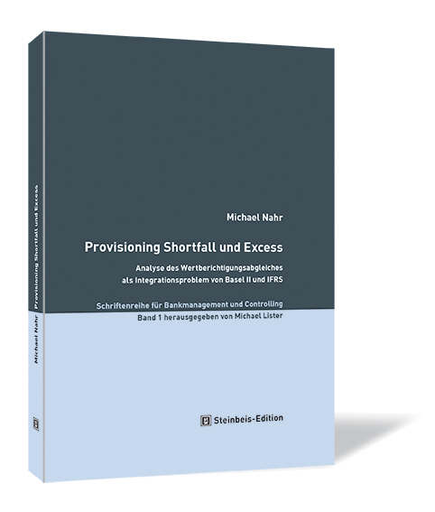 Buchcover von 'Provisioning Shortfall und Excess' von Michael Nahr, mit hellblauem und graublauem Hintergrund.