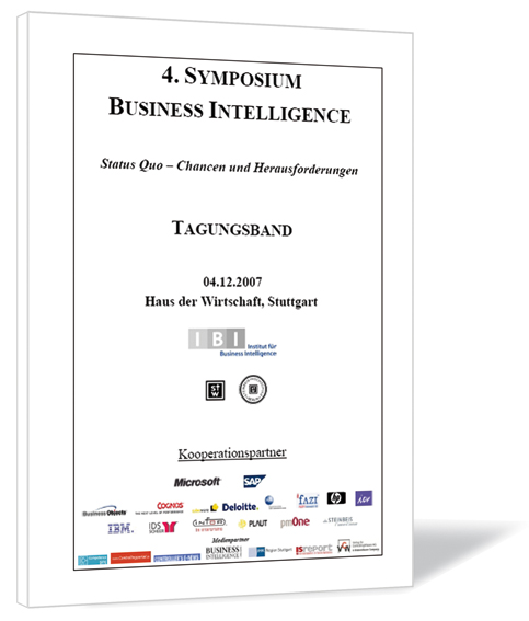 Buchcover von '4. Symposium Business Intelligence' von Andreas Seufert, Peter Lehmann, Klaus Freyburger, Thomas Becker, Wolfgang Martin, mit weißem Hintergrund.