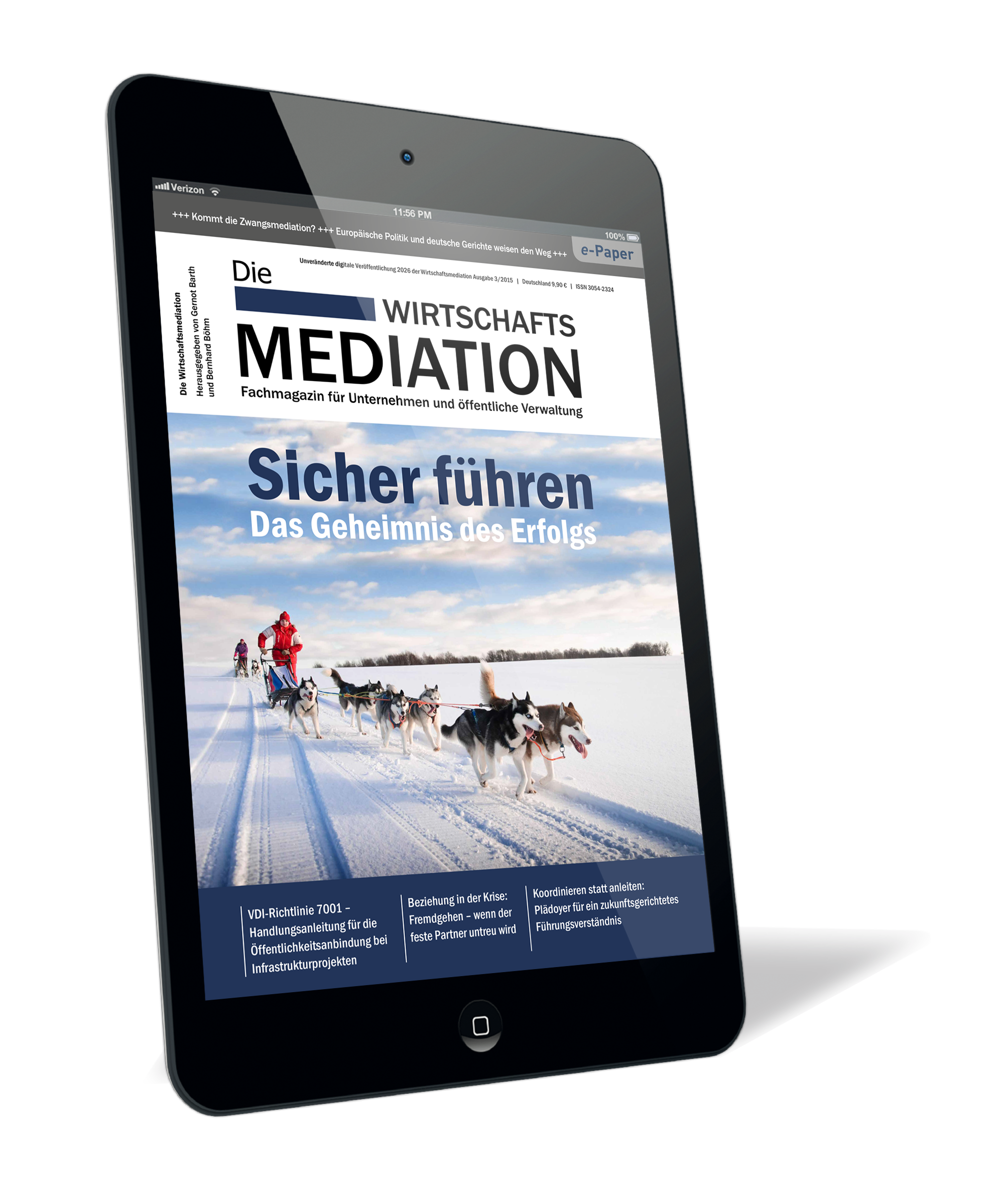 Die Wirtschaftsmediation (Ausgabe 2015/03) (E-Paper)