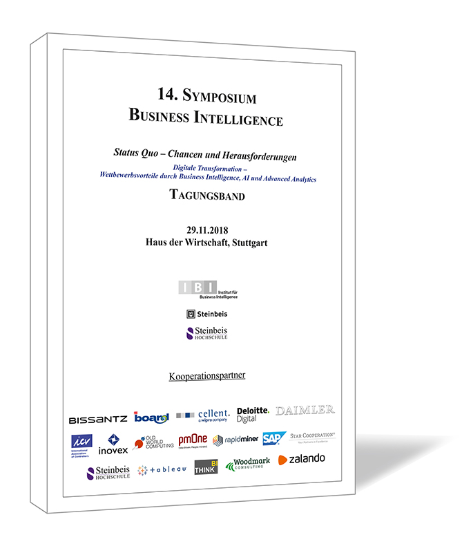 Buchcover '14. Symposium Business Intelligence' von Andreas Seufert, Peter Lehmann, Klaus Freyburger und Thomas Becker. Buchcover von '14. Symposium Business Intelligence' von Andreas Seufert, Peter Lehmann, Klaus Freyburger und Thomas Becker, mit schlichtem weißen Design und schwarzer Schrift, darunter Logos der Kooperationspartner.