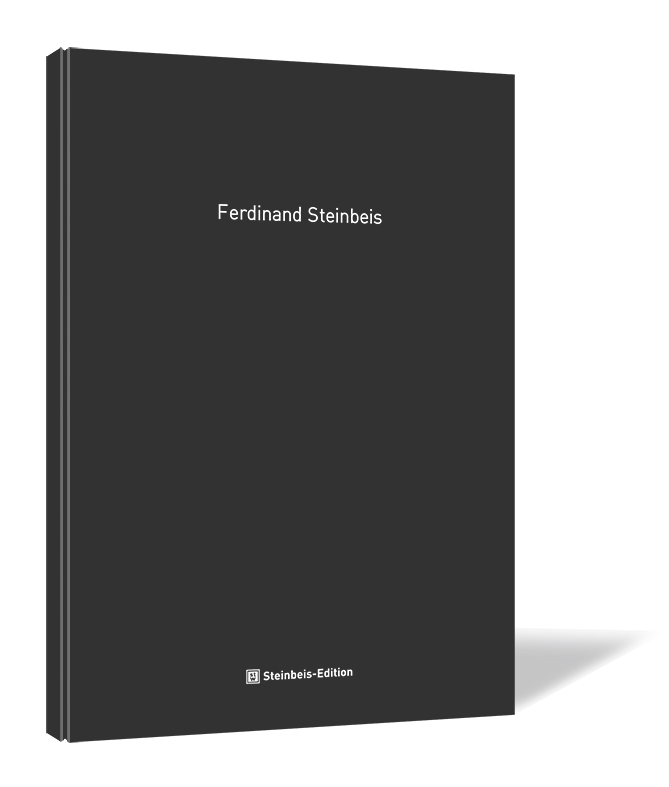 Buchcover von 'Ferdinand Steinbeis' von Gitta Jäckle-Wittmann, Günter von Alberti, Steinbeis-Stiftung (Hrsg.), in schlichtem schwarzen Design.