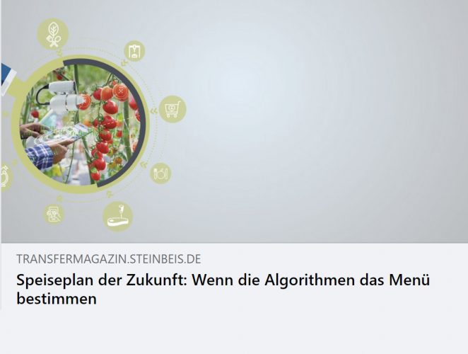 Speiseplan der Zukunft: Wenn die Algorithmen das Menü bestimmen