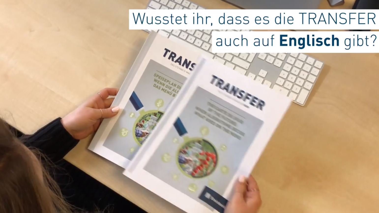 Englischsprachige Ausgabe Transfer-Magazin