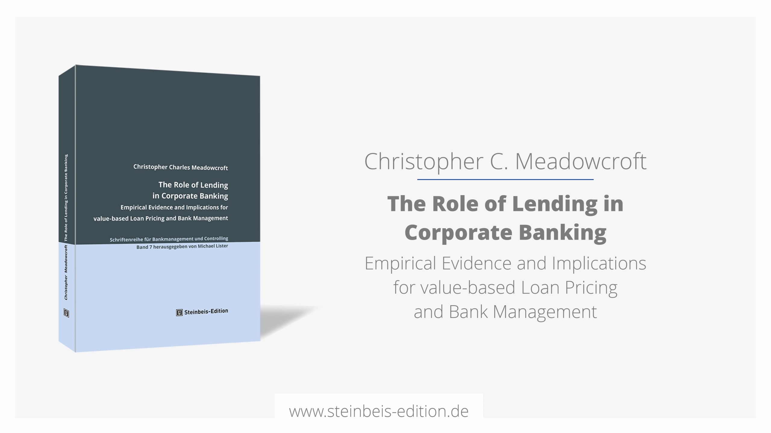 Dissertation “The Role of Lending in Corporate Banking”