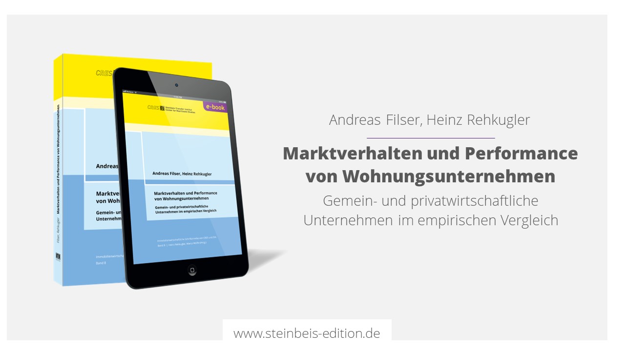 Band 8 “Immobilienwirtschaftliche Schriftenreihe von CRES und DIA”